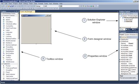 vb net visual|Visual Studio IDE with .NET .